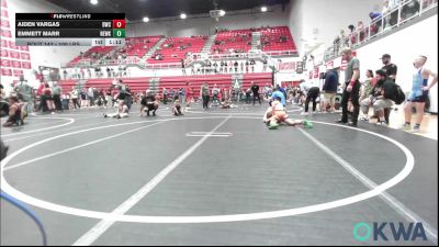 100 lbs Semifinal - Aiden Vargas, Dumas Wrestling Club vs Emmett Marr, Newkirk Takedown Club