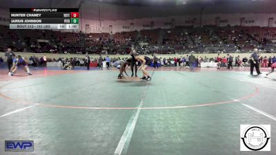 161 lbs Consi Of 8 #2 - Hunter Chaney, Tuttle Wrestling Club vs Jarius Johnson, Pitbull Wrestling Academy