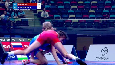 43 kg Final 1-2 - Finja Strauch, Germany vs Mukhlisa Masharipova, Uzbekistan