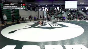 106 lbs Champ. Round 2 - Cooper Combs, Christian Brothers High vs Cayetano Nicodemus, Gonzaga