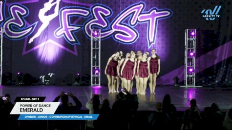Power of Dance - Emerald [2025 Junior - Contemporary/Lyrical - Small Day 2] 2025 DanceFest Grand Nationals