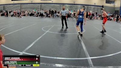 110 lbs Round 1 (8 Team) - Luke Mauch, FCA Hurricanes vs Jimmy Johnson, Riverheads MS Wrestling