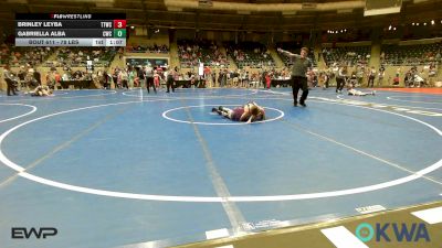78 lbs Semifinal - Brinley Leyba, Team Tulsa Wrestling Club vs Gabriella Alba, Cowboy Wrestling Club