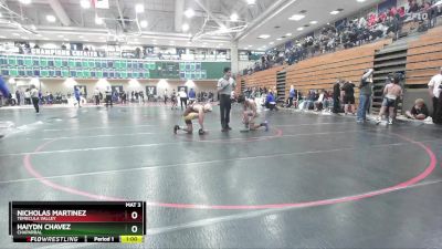 113 lbs Quarterfinal - Nicholas Martinez, Temecula Valley vs Haiydn Chavez, Chaparral