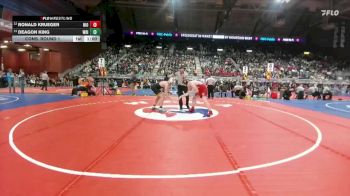 2A-190 lbs Cons. Round 1 - Ronald Krueger, Niobrara County vs Deagon King, Wright