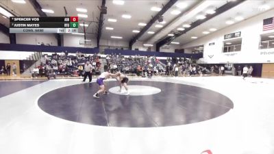 184 lbs Cons. Semi - Spencer Vos, Adrian vs Justin Mayes, New York University