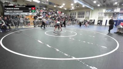 120 lbs Cons. Round 3 - Jocelyn Hanks, Elsinore vs Melony Rodriguez, Canyon Springs