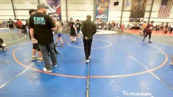 106 lbs Rr Rnd 2 - Braiden Mcclure, Indiana Outlaws White vs Benjamin Dziuban, Evil Empire