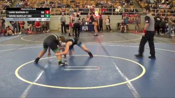 130 lbs Quarterfinal - Luke Watson C1, Pursuit vs Devin Barclay SE2, Huntington