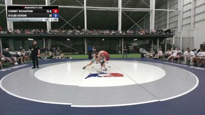 100 lbs Cidney Schaffer, Pennsylvania Blue vs Kylee Ooton, Oklahoma