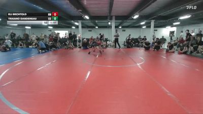 92 lbs Round 3 (6 Team) - Traiano Dandeneau, East Carolina Elite vs Eli Bechtold, Micky`s Maniacs