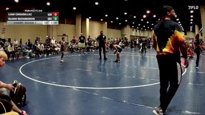 70 lbs Champ. Round 1 - Liam Crousillac, Gulf Coast Wrestling vs Elijah Matamoros, Delta Wrestling Club