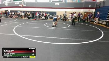 132 lbs Round 2 - Kaleb Smith, College Park vs Kjell Kiehn, College Park