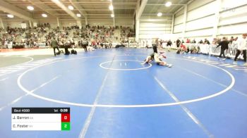 160 lbs Consi Of 64 #1 - Jack Barron, GA vs Charles Foster, NY