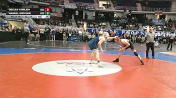 6A 157 lbs Cons. Semi - Declan Hamilton, Hazel Green HS vs Gabriel Goodwin, Gulf Shores