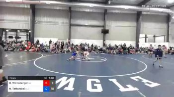 43 kg Final - Max Wirnsberger, M2 Black vs Mason Tettambel, Blairstown Wrestling Club