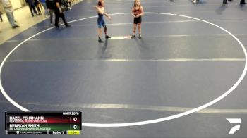 Semifinal - Hazel Fehrmann, Centennial Youth Wrestling vs Rebekah Smith, Big Lake Swarm Wrestling Club