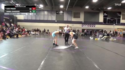 190 lbs Cons. Round 3 - Lexi Pinon, Cedar Rapids Jefferson vs Emma Sanders, Iowa City Liberty