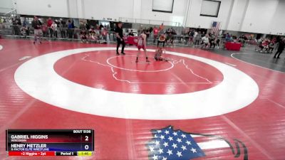 92 lbs Semifinal - Gabriel Higgins, Wisconsin vs Henry Metzler, X-Factor Elite Wrestling