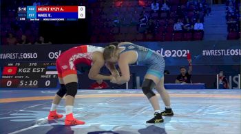 76 kg 1/2 Final - Aiperi Medet Kyzy, Kyrgyzstan vs Epp Maee, Estonia