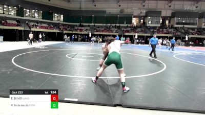 215 lbs Round Of 32 - Tiller Smith, Landon vs Paolo Imbroscio, Georgetown Day School