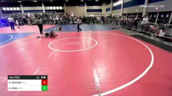 85 lbs Consolation - Akella Mitchell, NM Gold vs Uriah Allen, Nwwc