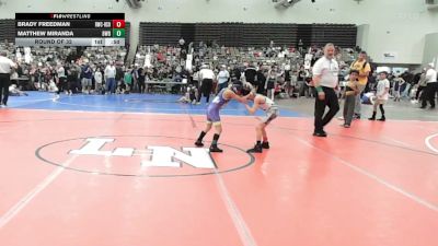 56-B lbs Round Of 32 - Brady Freedman, Ruthless WC vs Matthew Miranda, Brentwood