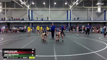 105 lbs Round 8 (10 Team) - Aiden McClure, Mat Assassins Black vs Sawyer Noonan, Headhunters