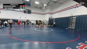 105 lbs Cons. Round 3 - Zoey Vasquez, El Paso Franklin vs Temperance Reddin, Tecumseh