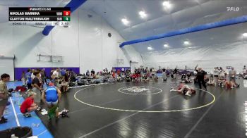 138 lbs Round 3 (10 Team) - Nikolas Marnika, Vougars Honors vs Clayton Waltenbaugh, Broad Axe Blue