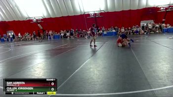 113 lbs Round 1 (6 Team) - Sam Agresta, Roncalli 2 vs Cullen Jorgensen, Aquinas