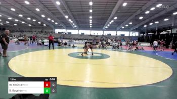 75 lbs 3rd Place - Michael Nicosia, Mat Assassins Black vs Slate Bayona, Revival Pink