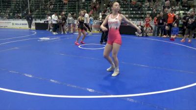 105 lbs Semis - Abigail Peterson, Big Game Wrestling Club vs Kylie Dwyer, Caveman Wrestling