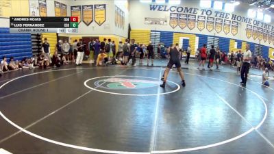 165 lbs Champ. Round 1 - Luis Fernandez, Camden County Outsiders vs Andres Rojas, Miami WC