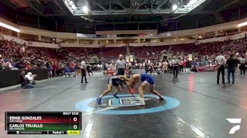 5A 133 lbs Cons. Round 2 - Ernie Gonzales, Los Lunas vs Carlos Trujillo, Rio Rancho