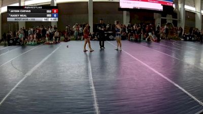115 lbs 1st Place Match - Jaydin Cuevas, Colorado vs Kasey Neal, Oregon