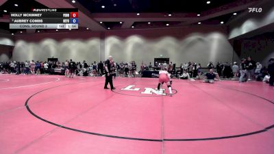 110 lbs Cons. Round 3 - Holly McKinney, Pennsylvania vs Aubrey Combs, New York