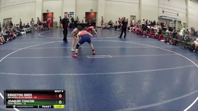 140 lbs Finals (8 Team) - Joaquin Chacon, Team Arizona vs Kingston Sikes, Oklahoma Elite Orange