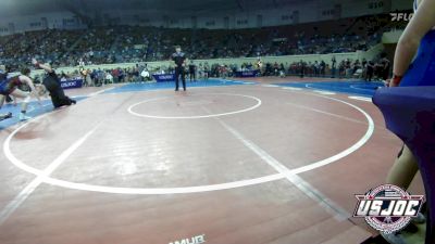 75 lbs Quarterfinal - Laney Henning, Cotton County Wrestling Club vs Sereniti Mann, Smith Wrestling Academy