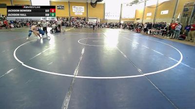 215 lbs Round Of 32 - Jackson Bowden, Scituate-RI vs Jackson Hall, Bow