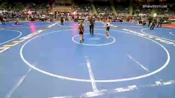 73 lbs Consi Of 8 #2 - Harley Miller, RAW vs Jerzie Gatewood, Lion's Den Wrestling Academy