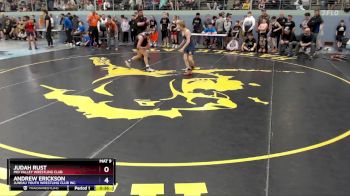 97 lbs Champ. Round 1 - Andrew Erickson, Juneau Youth Wrestling Club Inc. vs Judah Rust, Mid Valley Wrestling Club