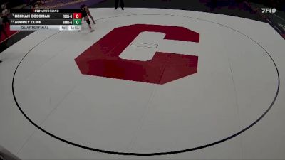 Quarterfinal - Beckah Gossman, Fort Calhoun Girls vs Audrey Cline, Franklin Girls