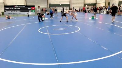 157 lbs Cons. Round 3 - Kalin Thompson, NATF vs Malachi Dalton, Wrestling With Character