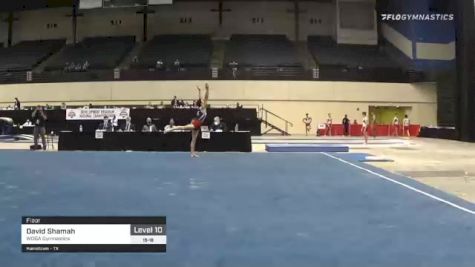 David Shamah - Floor, WOGA Gymnastics - 2021 USA Gymnastics Development Program National Championships