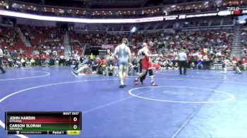 3A-215 lbs Cons. Round 2 - John Hardin, Ottumwa vs Carson Slorah, Indianola