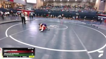 120 lbs Quarterfinal - Braulio Estrada, El Paso Franklin vs Adrian Fierros, Katy