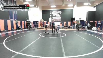 215 lbs Champ. Round 2 - Antonio Macias-Barajas, Birmingham Charter vs Christopher Castro, Palm Desert