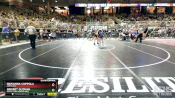 135 lbs Quarterfinal - Grisbet Guzman, South Lake (Groveland) vs Giovanna Coppola, Lemon Bay