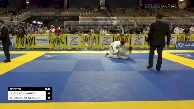 VANCE PEYTON WARD vs KLEBER BARBOZA ALVES 2022 Pan Jiu Jitsu IBJJF Championship
